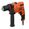 Trapani E Avvitatori-Black+Decker Trapano a percussione elettrico "beh200-qs" 500 w