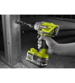 Trapani E Avvitatori-Ryobi Trapano avvitatore a batteria "r18dd3-0" 18v, solo corpo macchina