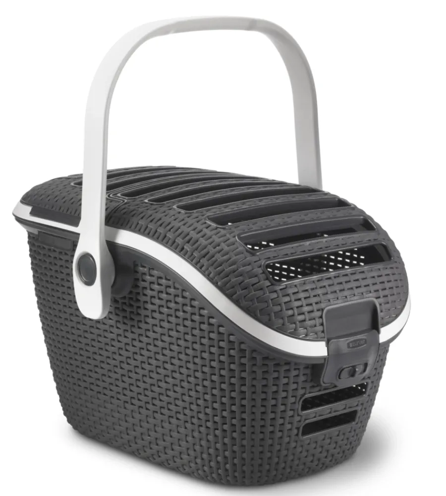 Discount Trasportino per gatti keter "pet carrier" in resina colore antracite, 51x38x33 cm Trasportini Per Gatto