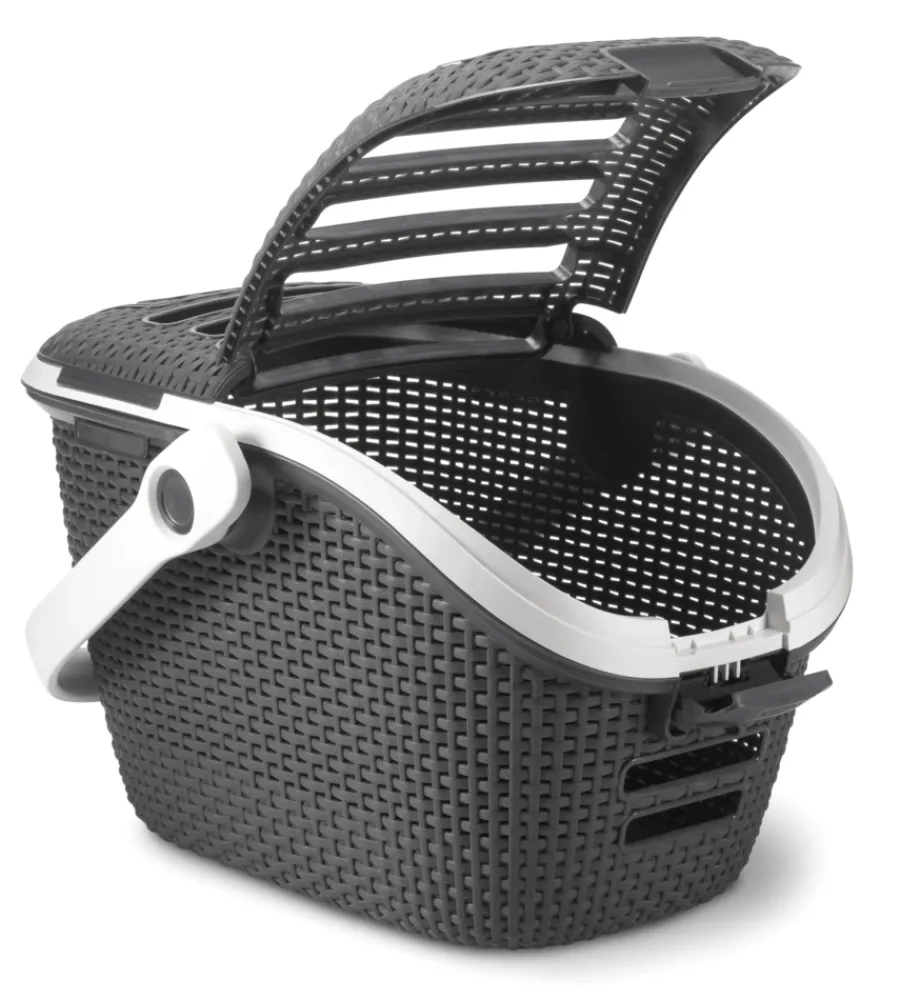 Discount Trasportino per gatti keter "pet carrier" in resina colore antracite, 51x38x33 cm Trasportini Per Gatto