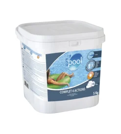 Trattamento 4 azioni per piscine tavolette da 250 gr 5 kg Piscine