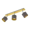 Eglo Illuminazione Per Interno|Tris di faretti “valbiano” nickel, 3x7w