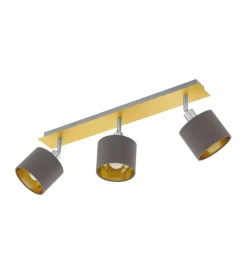 Eglo Illuminazione Per Interno|Tris di faretti “valbiano” nickel, 3x7w