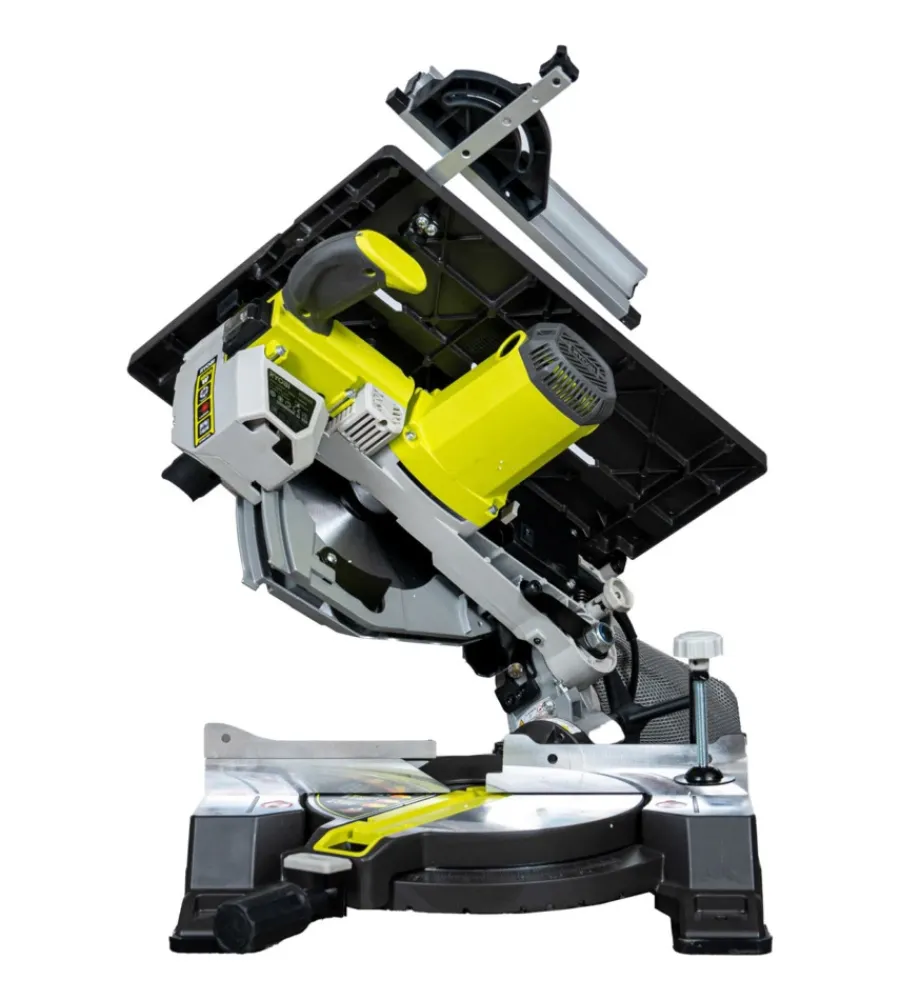 Ryobi Troncatrici|Troncatrice con pianetto "rtms1800-g" elettrica 1800w lama 254 mm