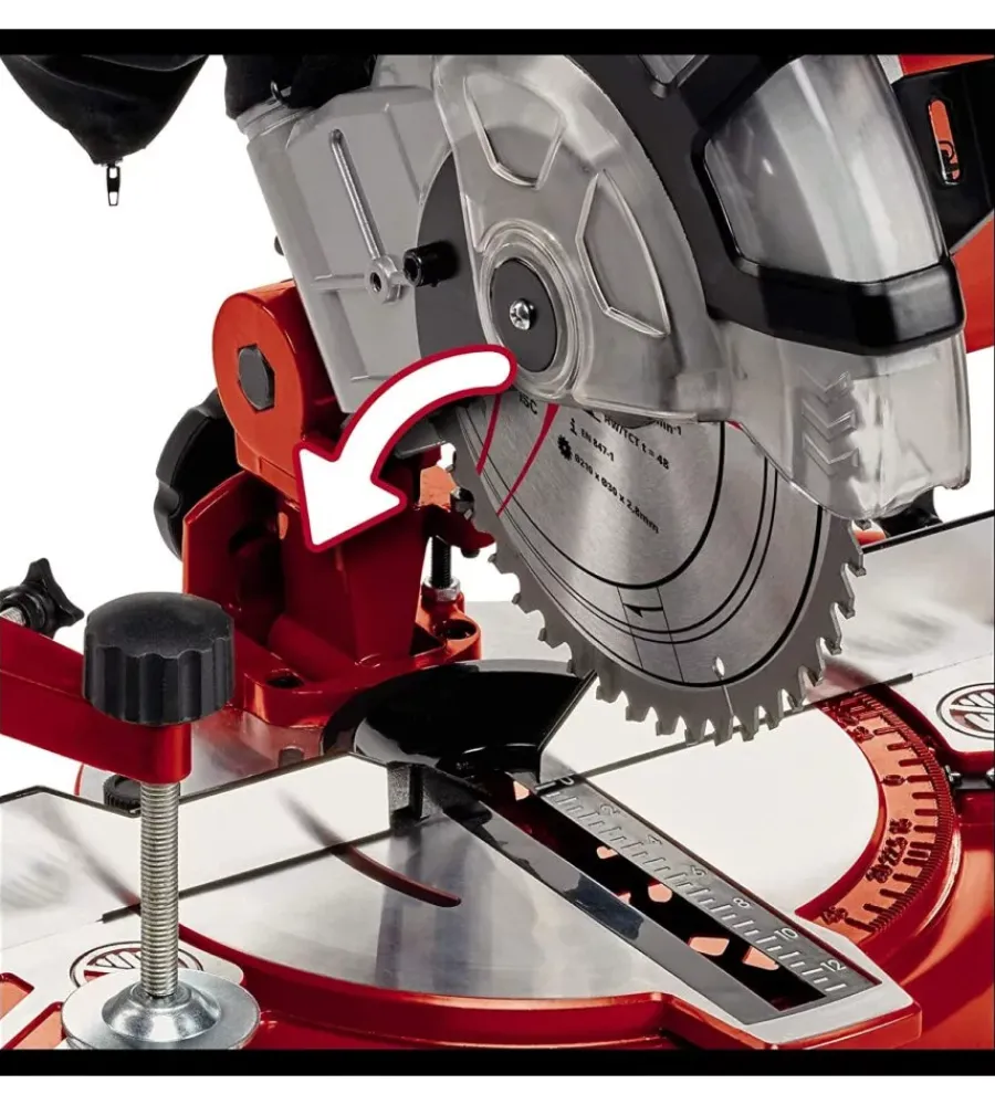 Einhell Troncatrici|Troncatrice per legno "tc-ms 2112" 1400 watt diametro lama 210 mm
