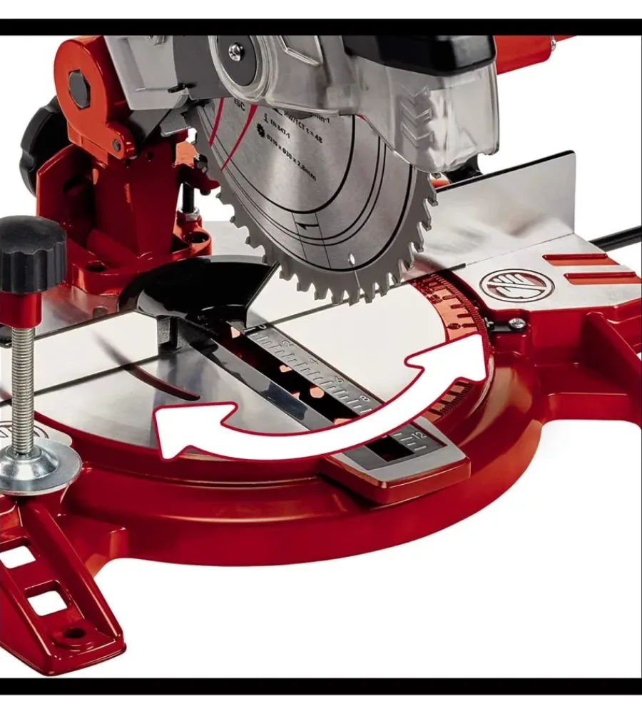 Einhell Troncatrici|Troncatrice per legno "tc-ms 2112" 1400 watt diametro lama 210 mm