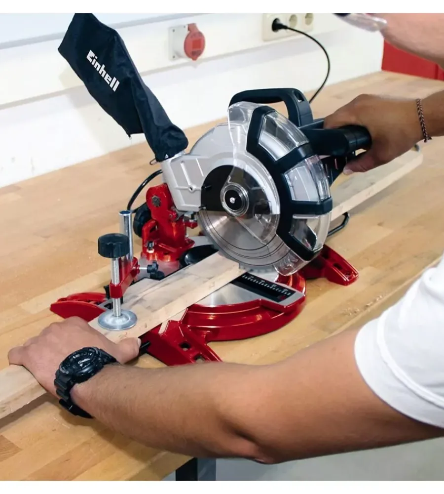 Einhell Troncatrici|Troncatrice per legno "tc-ms 2112" 1400 watt diametro lama 210 mm