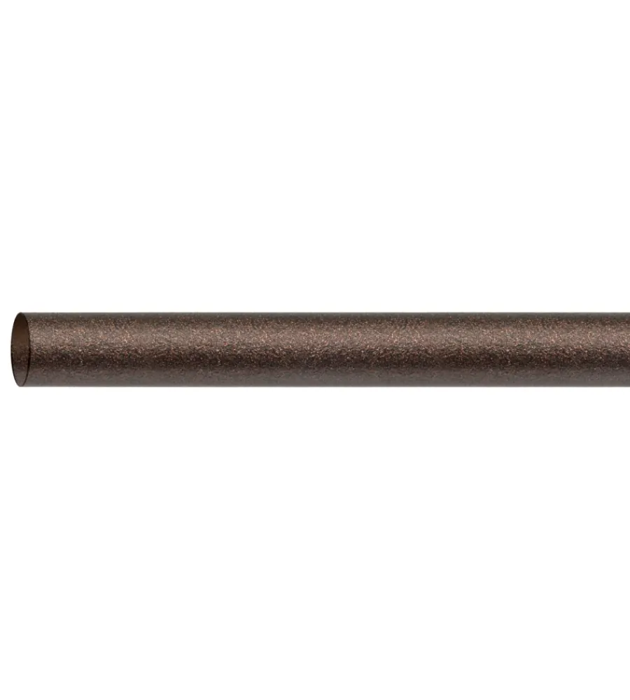Hot Tubo da 200 cm decorativo colore ruggine per tende leggere diametro 13 mm Tessile D'Arredo