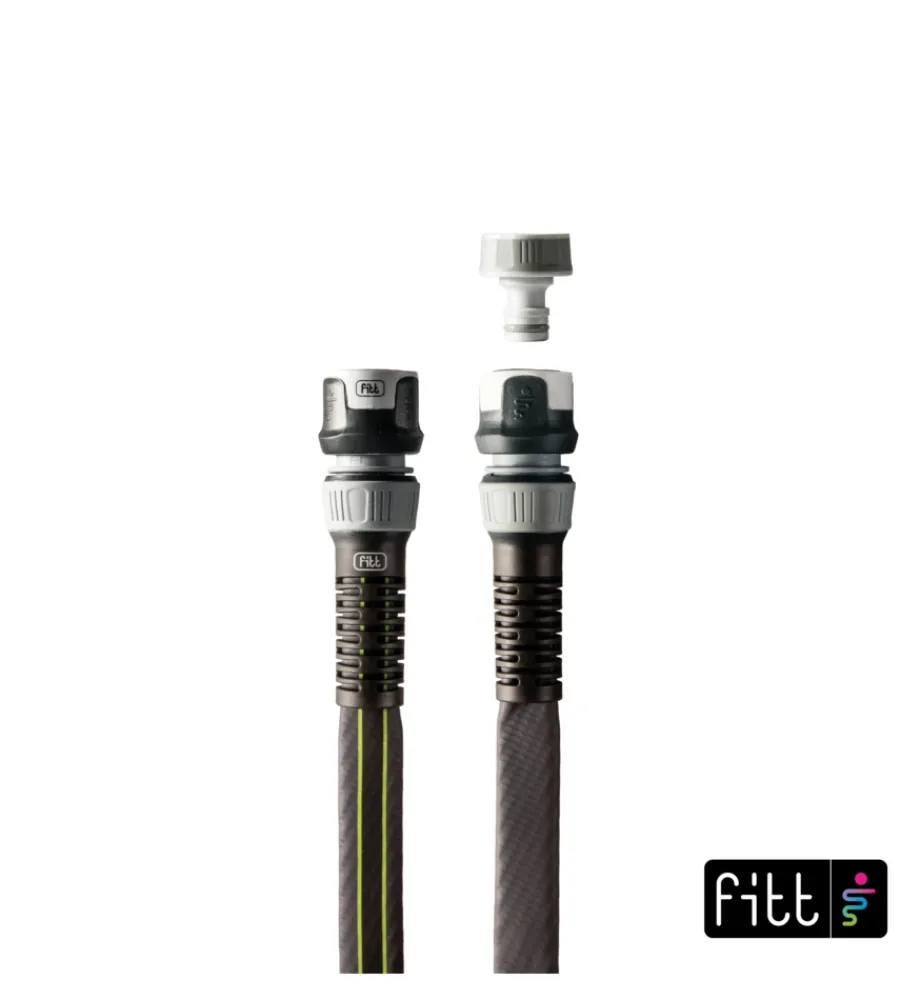 Irrigazione- Tubo da giardino estensibile fitt ikon lime in nts, 25 metri