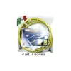 Accessori Gas- Tubo flessibile gas 4 metri 1/2 mf inox a norma en 15266 per piano cottura/cucina uniroll