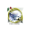 Accessori Gas- Tubo flessibile gas 3 mt 1/2 mf inox a norma en 15266 per piano cottura/cucina uniroll