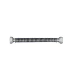 Accessori Gas|Tubo giunto acqua flessibile ed estensibile in acciaio inox 100/200mm m/f 3/4"