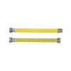 Accessori Gas|Tubo giunto gas flessibile ed estensibile in acciaio inox 200/400 mm. m/f 1/2"