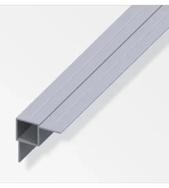 Alfer aluminium Ferramenta Per Mobili E Infissi|Tubo quadrato 23.5 2lati alluminio - 1 metro.
