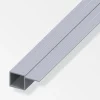 Alfer aluminium Officina E Garage|Tubo quadrato 23.5 1lato alluminio - 1 metro.