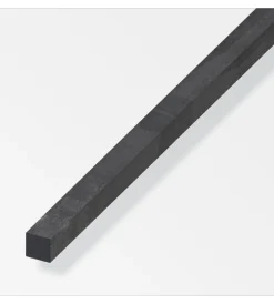 Ferramenta Per Mobili E Infissi-Alfer aluminium Tubo quadrato 12x12 acciaio laminato - 1 metro.