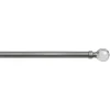 Online Tubo tenda in acciaio satinato estensibile da 120 a 210 cm. con terminale tipo swarovsky Tessile D'Arredo
