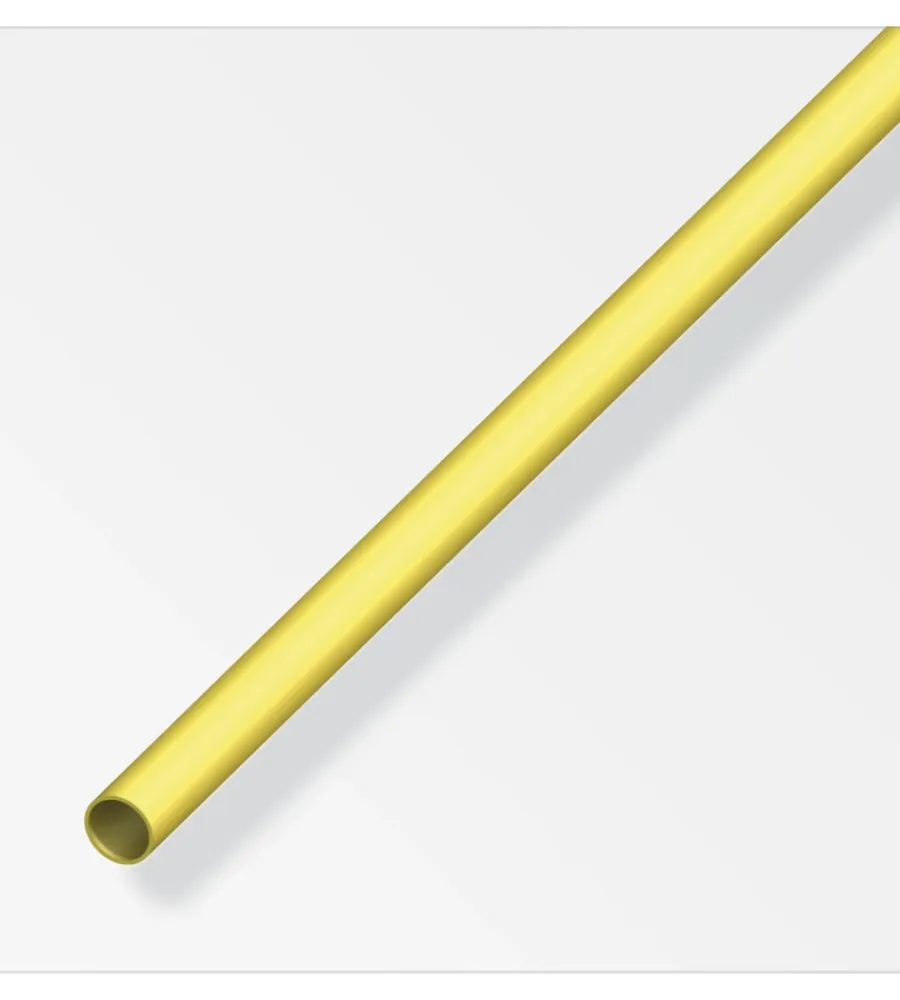 Ferramenta Per Mobili E Infissi-Alfer aluminium Tubo tondo ottone 2x0.3 - 1 metro.