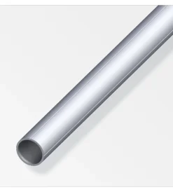 Ferramenta Per Mobili E Infissi-Alfer aluminium Tubo tondo 29.5x2.5 alluminio naturale - 1 metro.