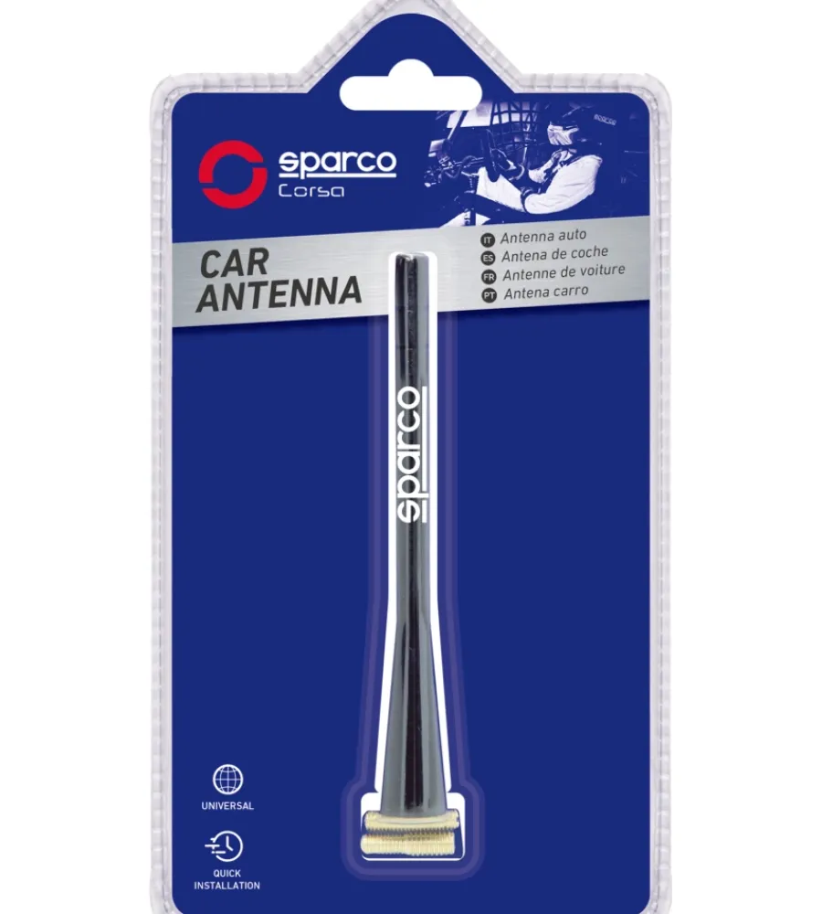 Auto Interno-Sparco Urban opc14160001 antenna radio fm universale auto nera