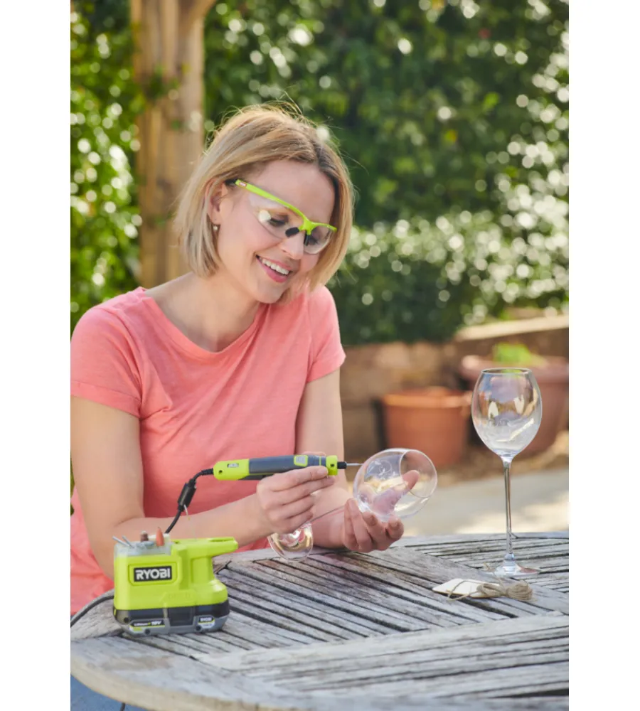 Ryobi Miniutensili|Utensile rotativo compatto a batteria "rrt18-0" 18v, solo corpo macchina