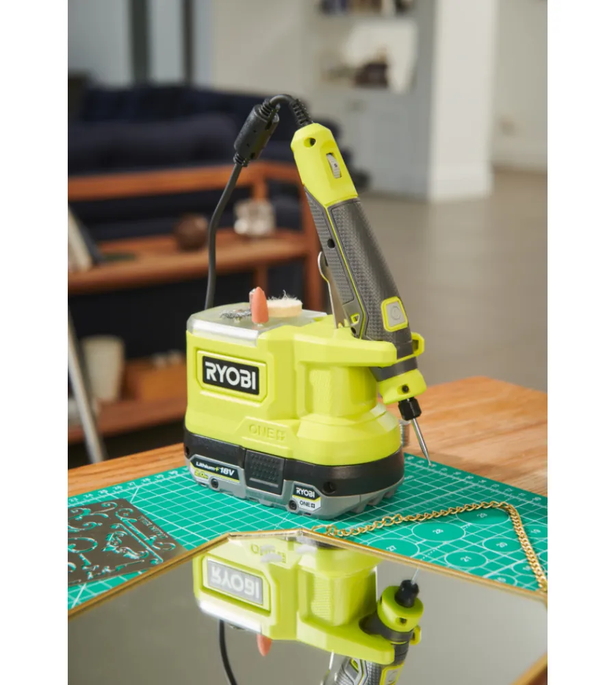 Ryobi Miniutensili|Utensile rotativo compatto a batteria "rrt18-0" 18v, solo corpo macchina