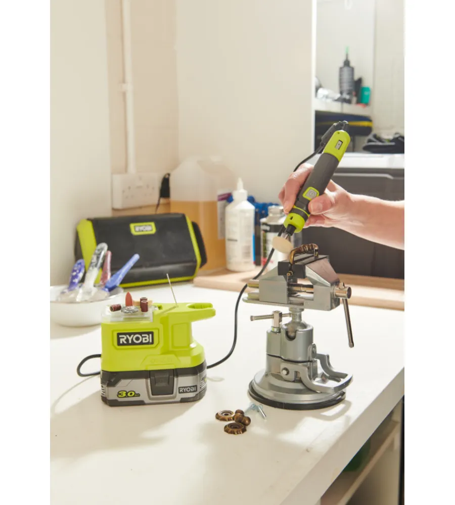 Ryobi Miniutensili|Utensile rotativo compatto a batteria "rrt18-0" 18v, solo corpo macchina