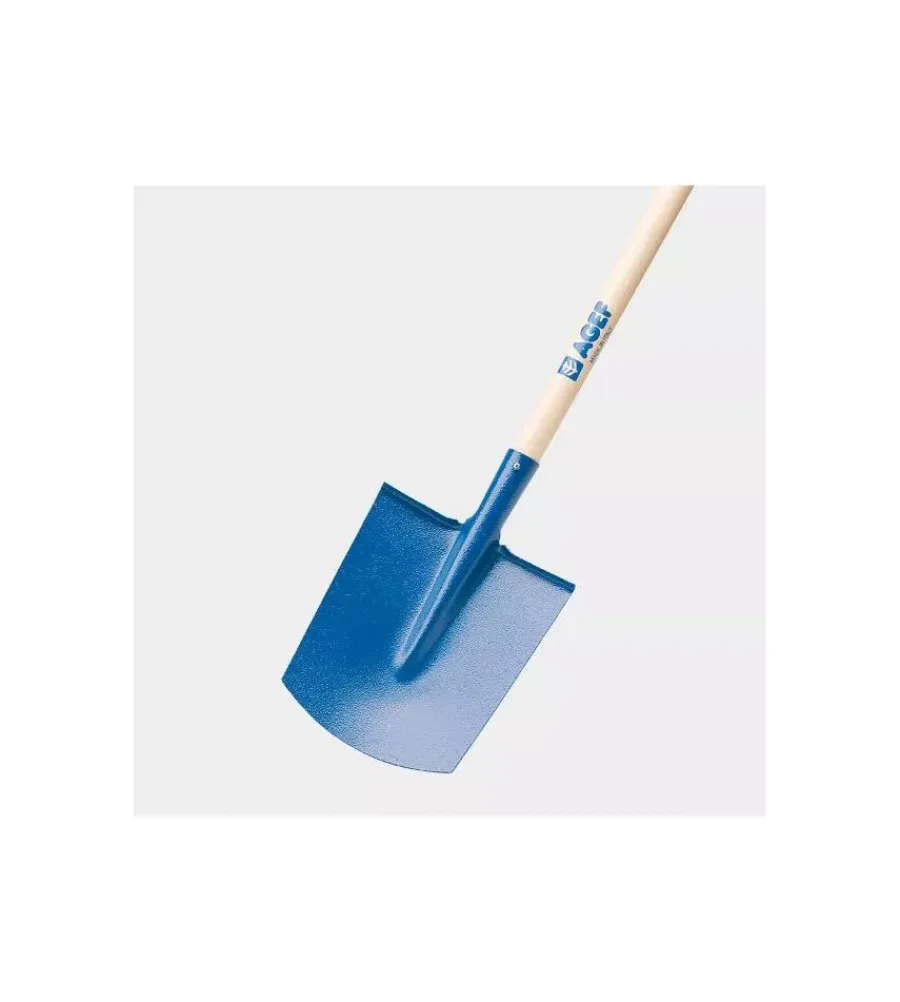 Attrezzatura Giardinaggio-Agef Vanghetto quadro - manico da 120 cm.
