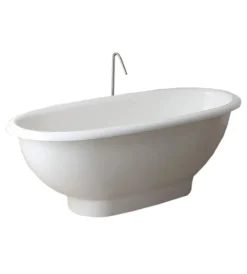 Ceramiche E Accessori- Vasca da bagno "iseo" bianca, 180x80x63,3 cm