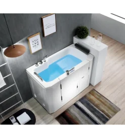 Online Vasca per anziani con sportello apertura a destra 133x69x90 cm Ceramiche E Accessori
