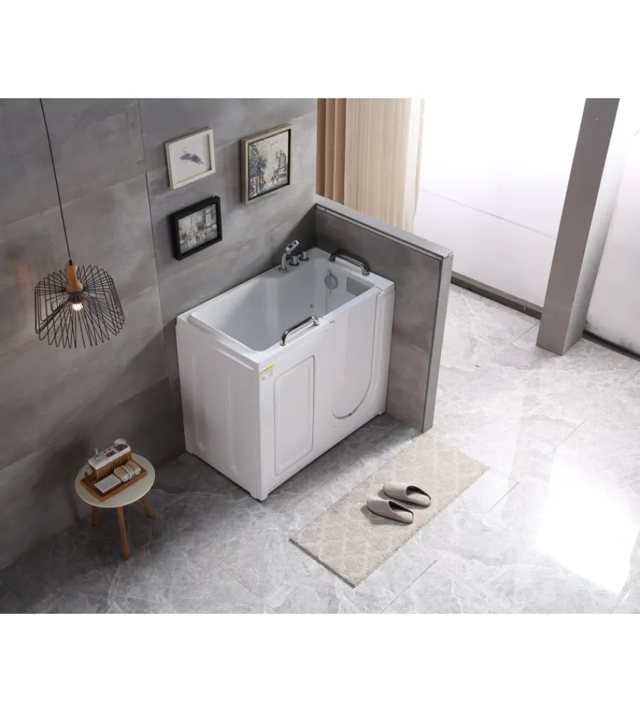 Ceramiche E Accessori- Vasca per anziani con sportello apertura a destra 110x63x97 cm