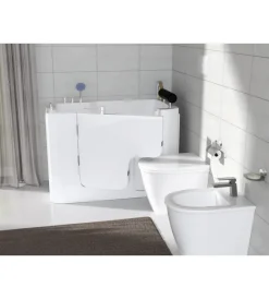 Ceramiche E Accessori|Vasca per anziani con sportello apertura a sinistra 133x67x90 cm