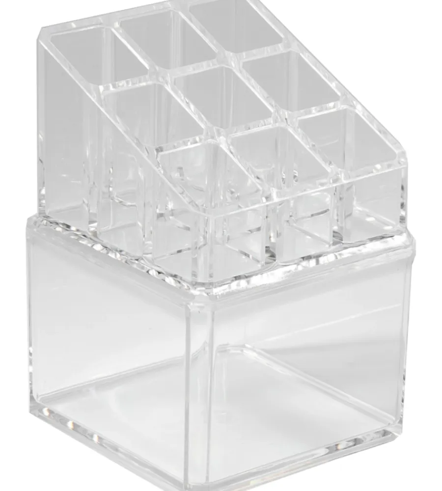 New Vaschetta quadr.con min organizer 9.2x9.2x13 Accessori Bagno