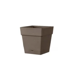 Coltivazione E Cura- Vaso da giardino "casetta save" color cammello, 17 cm