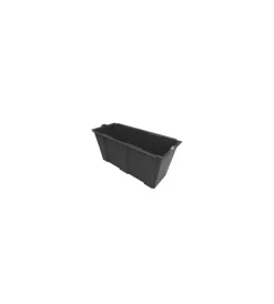 Clearance Vaso da giardino per fioriera separe' colore nero, 79x35x37 cm - Coltivazione E Cura