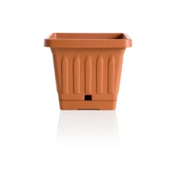 Best Vaso terra quadrato cm. 30 terracotta Coltivazione E Cura