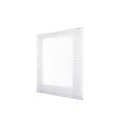 Tessile D'Arredo- Veneziana in alluminio "techno" bianca, 105x250 cm