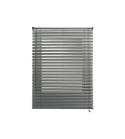 Online Veneziana in vinile grigio con lamelle da 25 mm, 90x160 cm Tessile D'Arredo