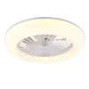 Illuminazione Per Interno- Ventilatore da soffito con led "mora" bianco ø45 cm 13w