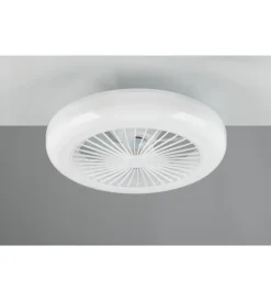 Illuminazione Per Interno- Ventilatore da soffito con led "mora" bianco ø45 cm 13w