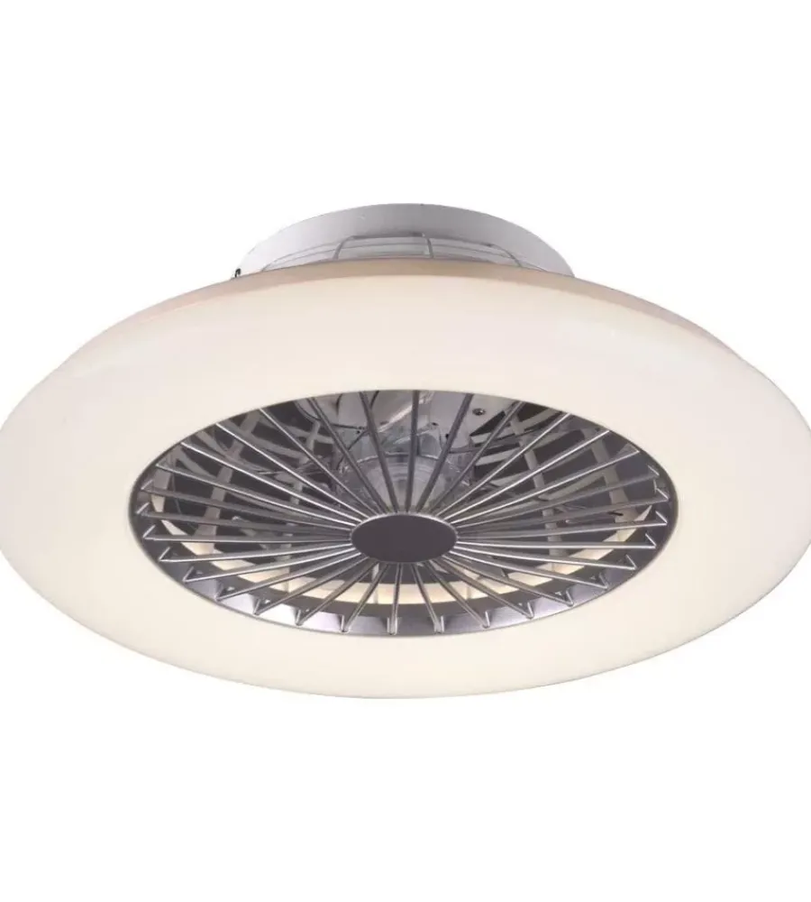 Hot Ventilatore da soffitto "stralsund" con led incluso ø50 cm, 30w Illuminazione Per Interno