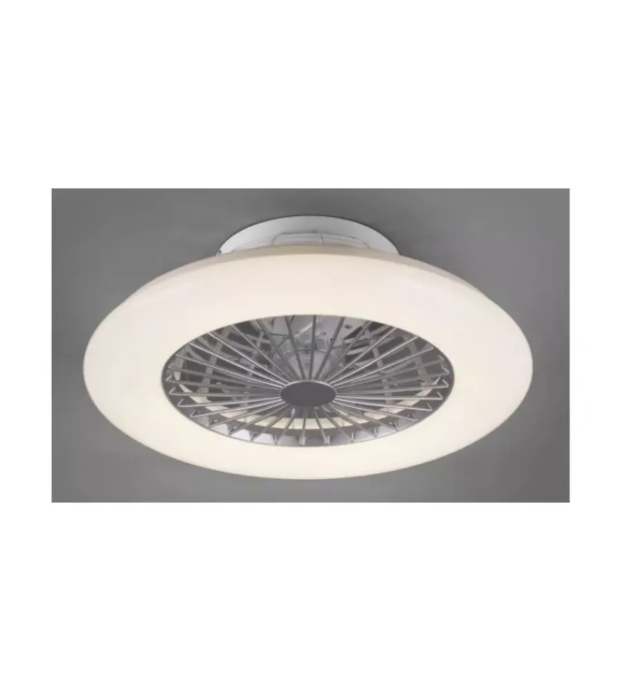 Hot Ventilatore da soffitto "stralsund" con led incluso ø50 cm, 30w Illuminazione Per Interno