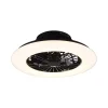 Illuminazione Per Interno|Ventilatore da soffitto "stralsund" nero con led incluso ø50 cm, 30w