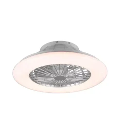 Illuminazione Per Interno- Ventilatore da soffitto "stralsund" bianco con led rgb ø50 cm, 30w