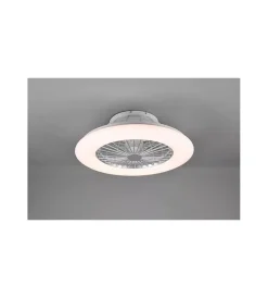 Illuminazione Per Interno- Ventilatore da soffitto "stralsund" bianco con led rgb ø50 cm, 30w