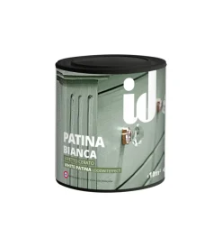 Initiatives Decoration Restauro Legno E Mobili|Vernice di finitura patina "charme" bianco 500 ml