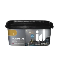 Pitture Decorative-Initiatives Decoration Vernice metallica lavabile  "pure gold" colore oro - 2 lt