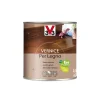 V33 Flatting E Vernici Legno|Vernice per legno - toni legno - aspetto satinato - cioccolato - 0,5 litri