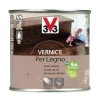 V33 Flatting E Vernici Legno|Vernice per legno - toni legno - aspetto brillante - noce medio - 0,25 litri