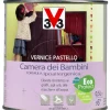 V33 Flatting E Vernici Legno|Vernice per legno - vernice pastello camera dei bambini - tutto dolce - 0,5 litri